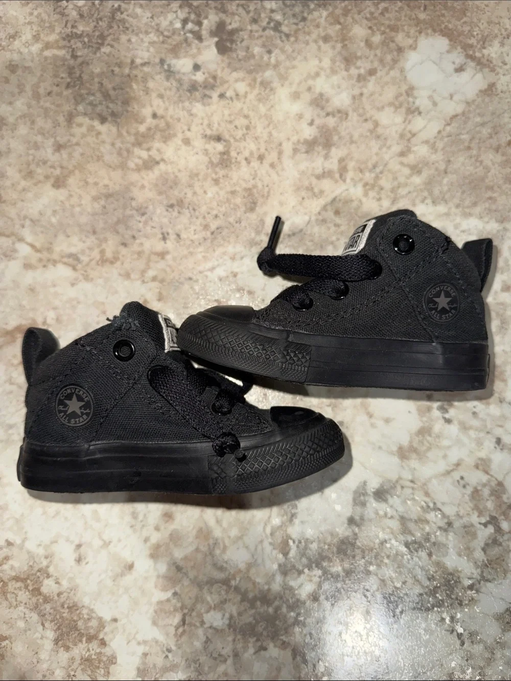 Converse Baby Black High-Top Sneakers